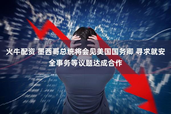 火牛配资 墨西哥总统将会见美国国务卿 寻求就安全事务等议题达成合作