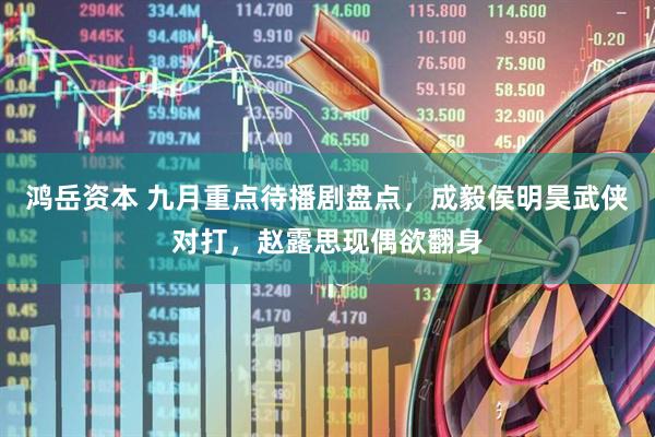 鸿岳资本 九月重点待播剧盘点，成毅侯明昊武侠对打，赵露思现偶欲翻身