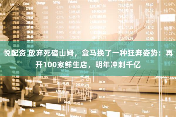 悦配资 放弃死磕山姆，盒马换了一种狂奔姿势：再开100家鲜生店，明年冲刺千亿